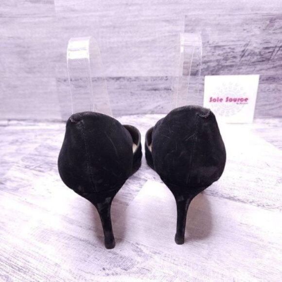 ASOS D'Orsay Pointed Toe Pump Black sz 7 UK Women's sz 9.5 US - Picture 4 of 9